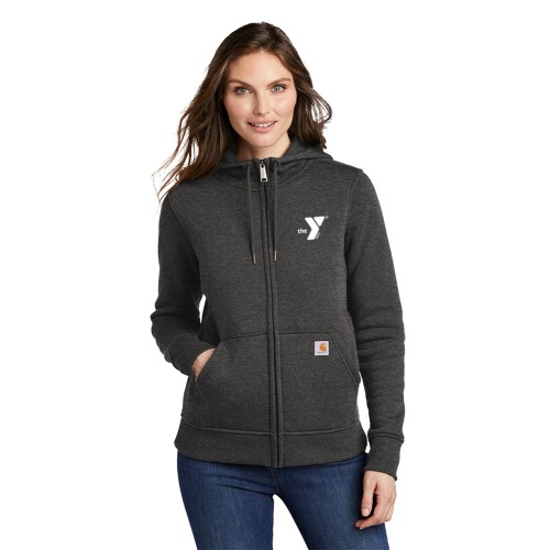 Carhartt women's clarksburg zip best sale front sweatshirt